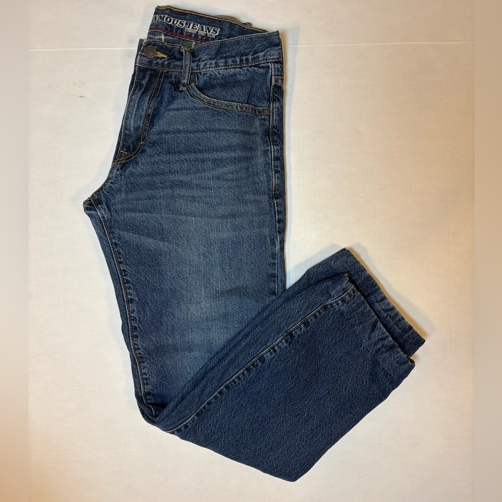 Old Navy 100% cotton flannel lined denim jeans cold weather jeans size 30x28